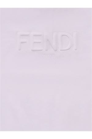 lilac cotton tshirt FENDI KIDS | BUI1107AJF0TU9